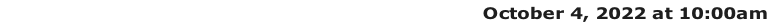 Annual Stockholders Meeting 2022  |  October 4, 2022 at 10:00am